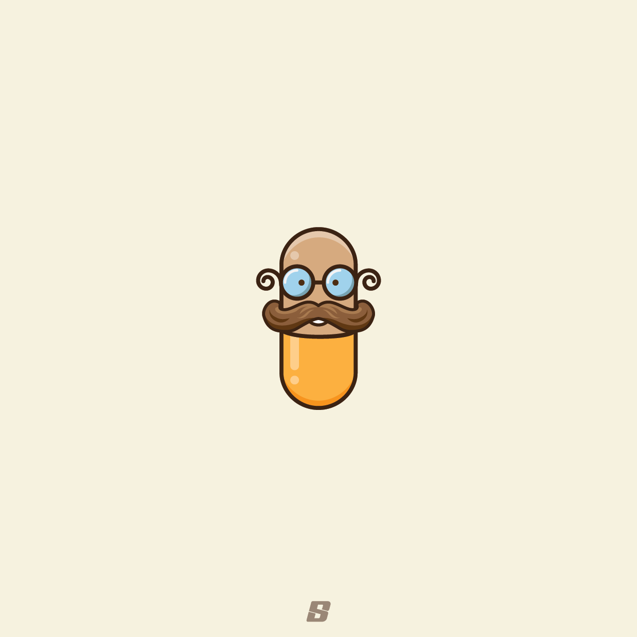 Pill-man logo by Branki.s Pill-man logo in Advertisement Design Inspiration by Branki.s