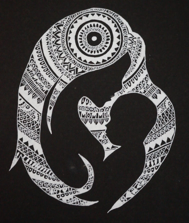 Motherhood in Doodle Art Inspiration by Namrata Davey