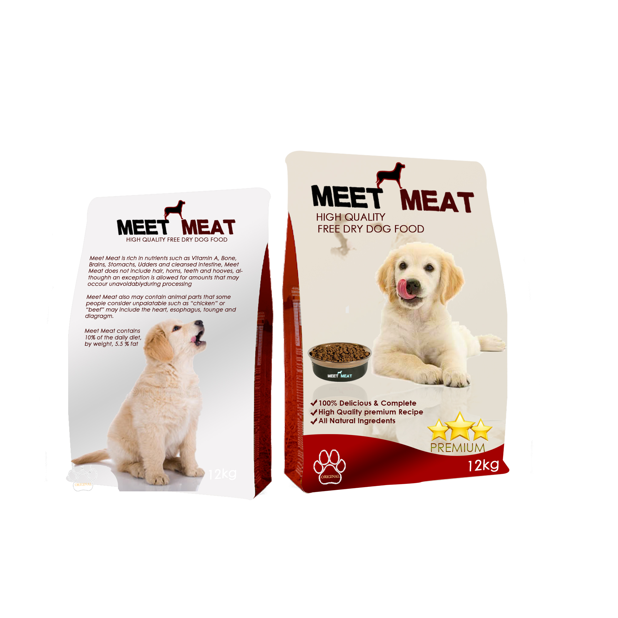 Dog food by Goldenberg Dog food in Photoshop Design Inspiration by Goldenberg