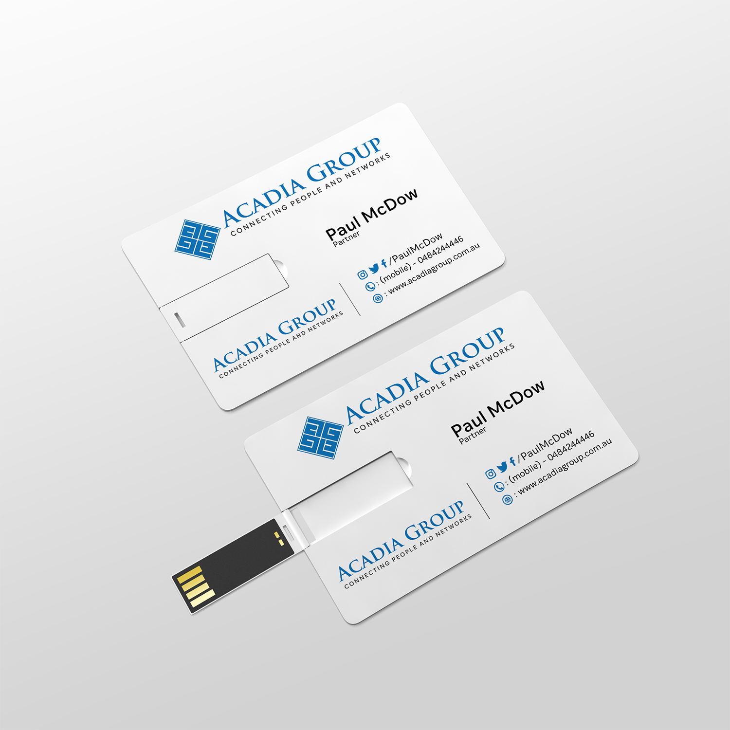 Acadia Group by Andi Acadia Group in Business Card Design Inspiration by Andi