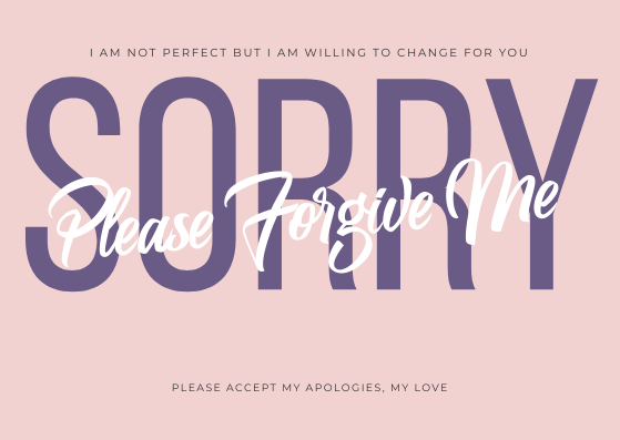 Minimalistic Apology Card by Nathiyaa Selladurai Minimalistic Apology Card in Card Inspiration by Nathiyaa Selladurai