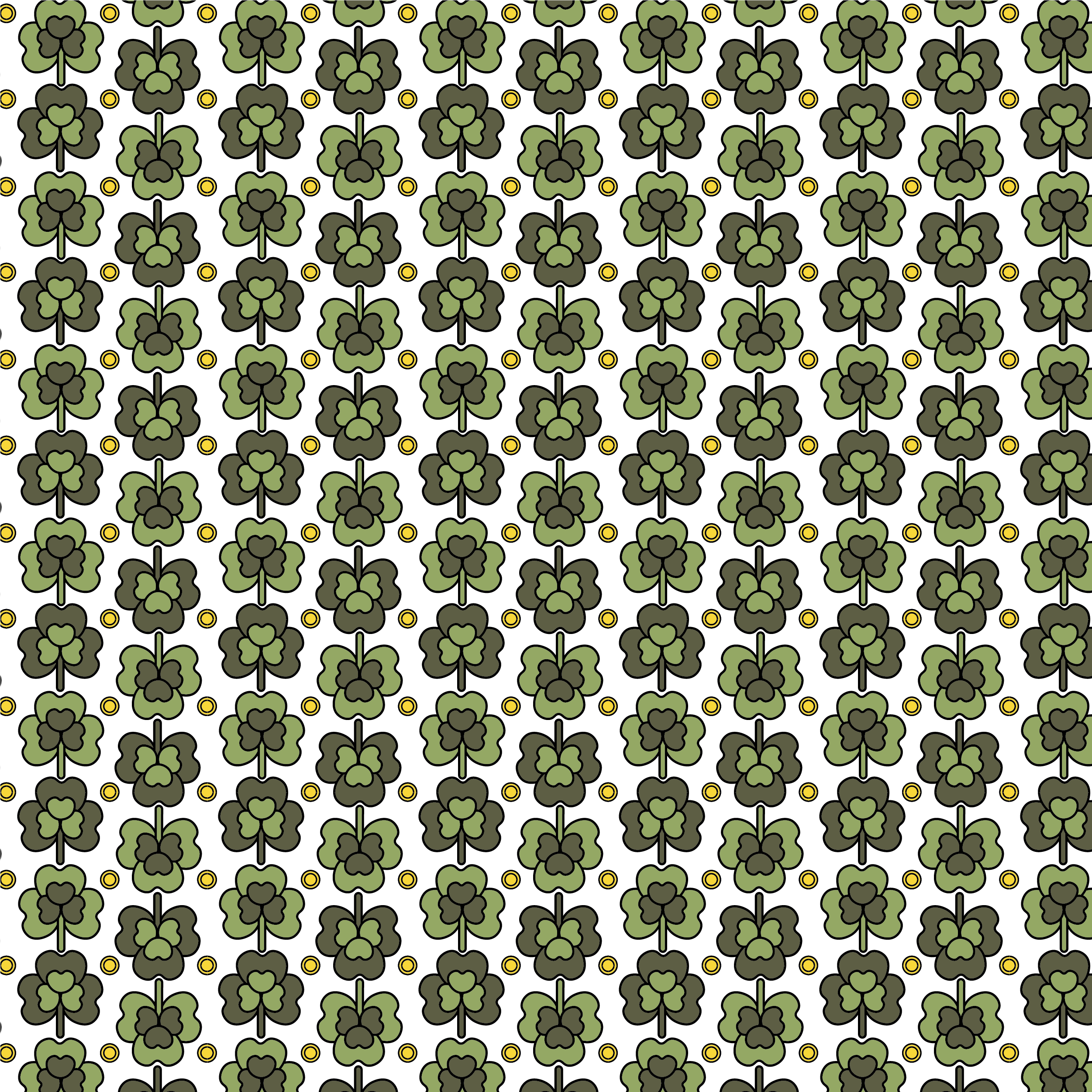 St Patty's Gold in Pattern & Surface Design Inspiration by Julie Silveira