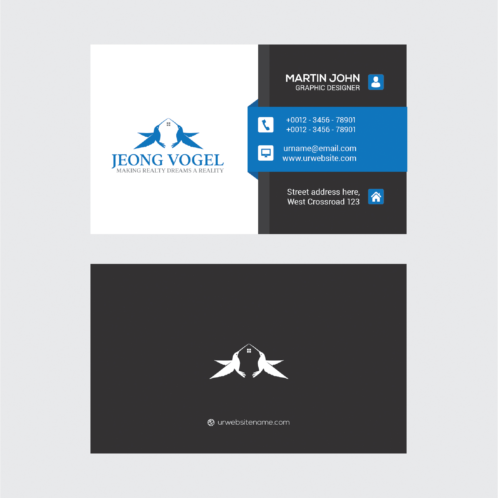 Jeong Vogel in Logo And Business Card Design Inspiration by Radiantart