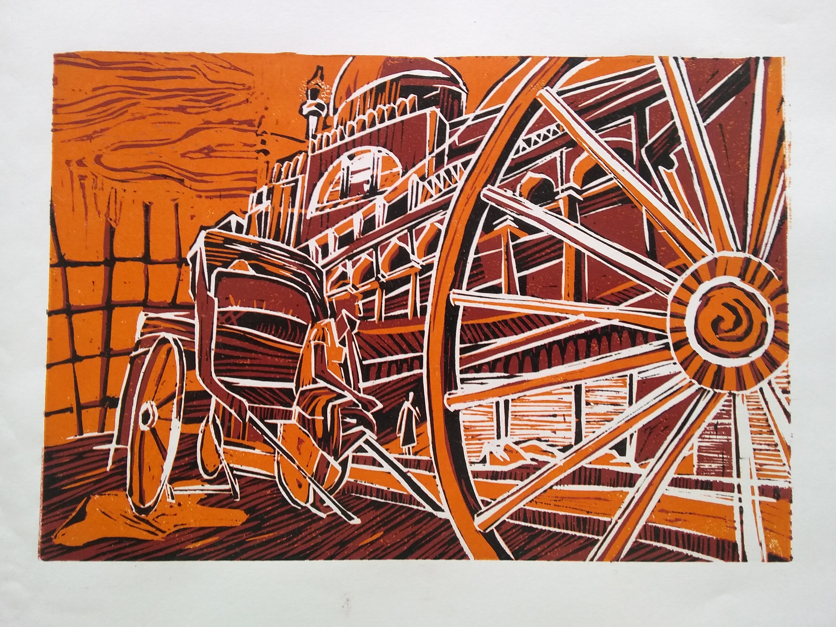 Cycle rickshaw, Kolkata by Akashleena Dutta Cycle rickshaw, Kolkata in Drawing Inspiration by Akashleena Dutta