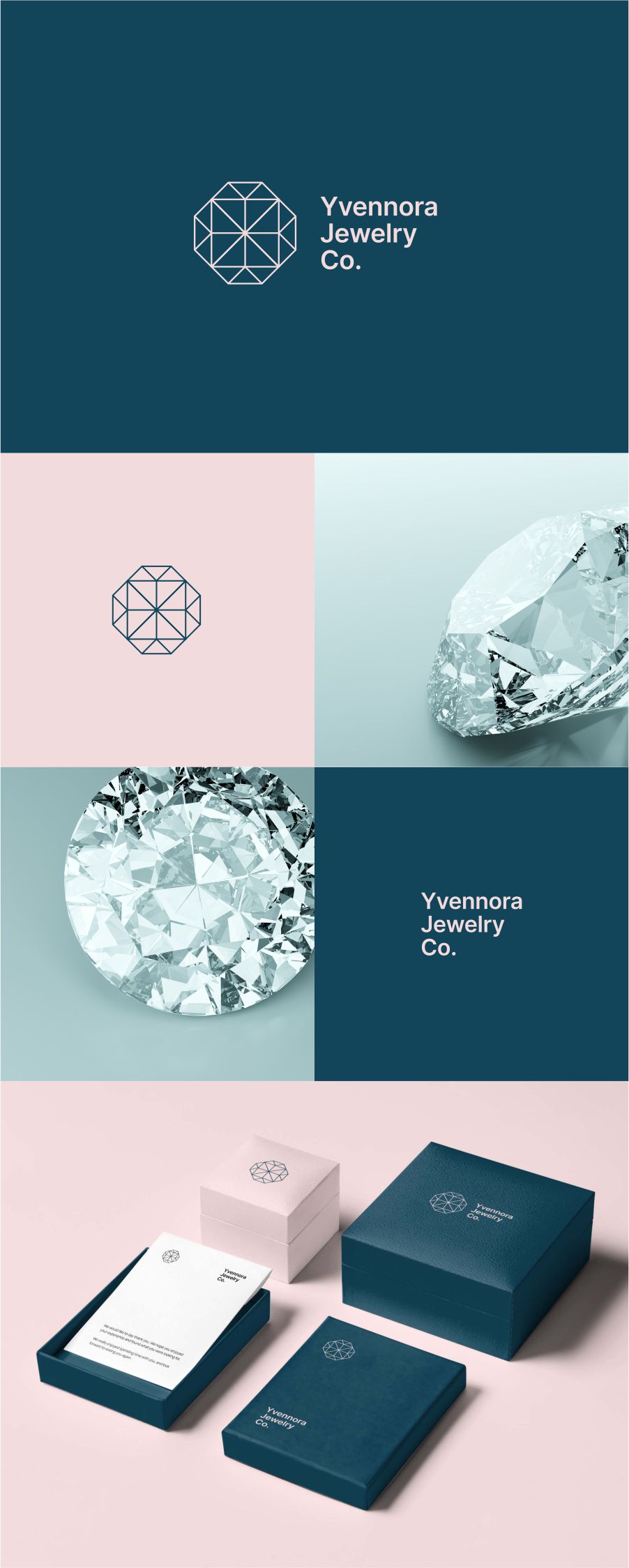 Yvennora Jewelry Co by Agam Nur Pratama Yvennora Jewelry Co in Logo & Brand Identity Inspiration by Agam Nur Pratama