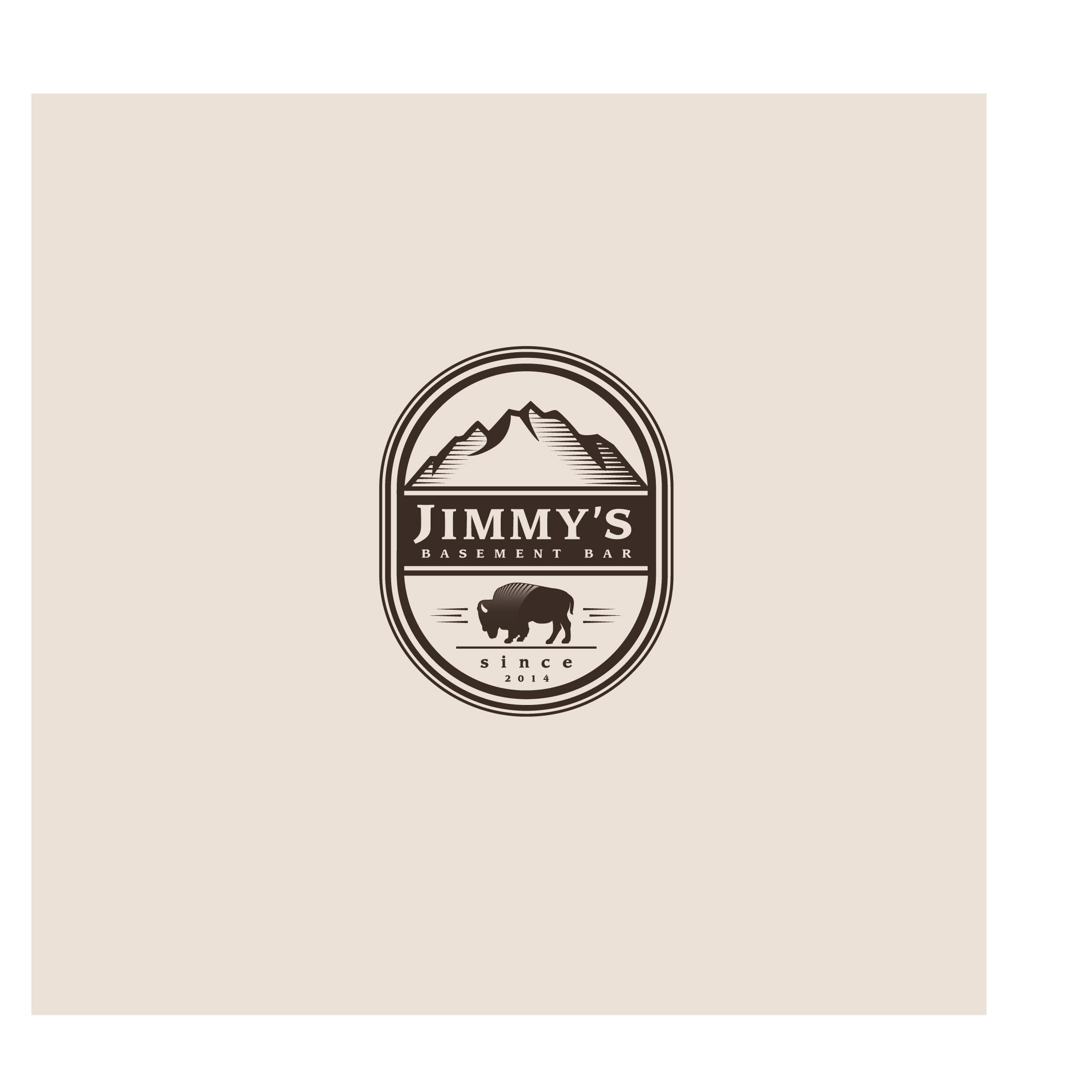 Jimmy's basement bar in Logo Design Inspiration by Izzi