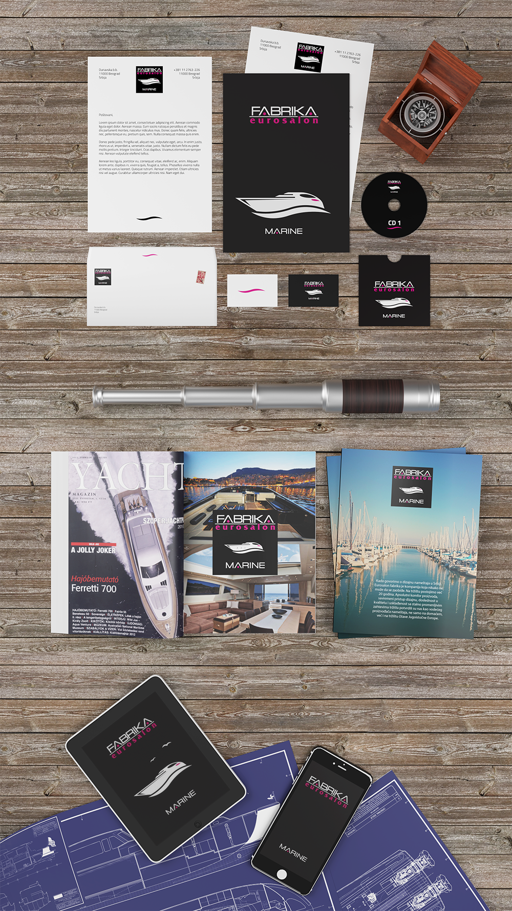 ESF Marine in Logo & Brand Identity Inspiration by Izzi