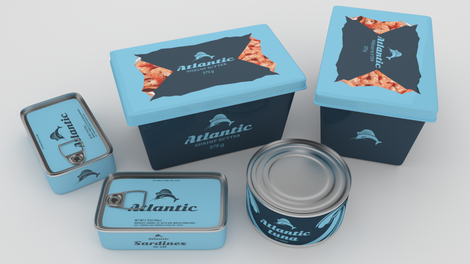 Atlantic - Packaging Design Concept By Izzi 25189 - Designhill