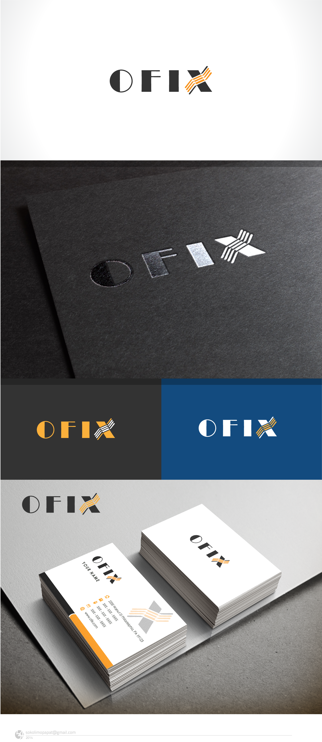 OFIX in Logo And Business Card Design Inspiration by Limopapat