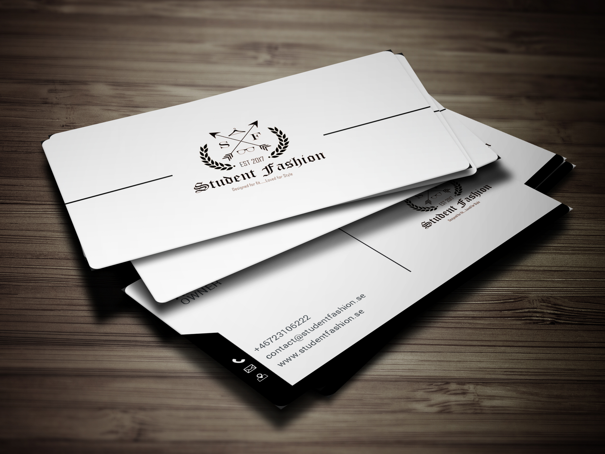 Business card by Nusrat Jarin Business card in Photoshop Design Inspiration by Nusrat Jarin