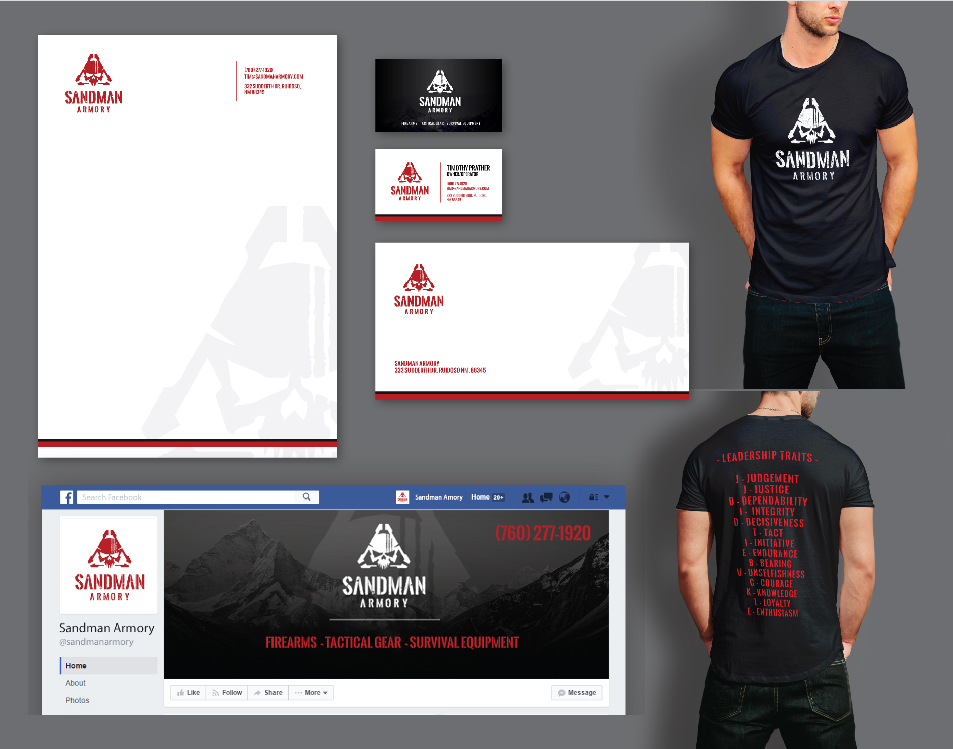 Sandman Armory by Strezout7z Sandman Armory in Logo & Brand Identity Inspiration by Strezout7z