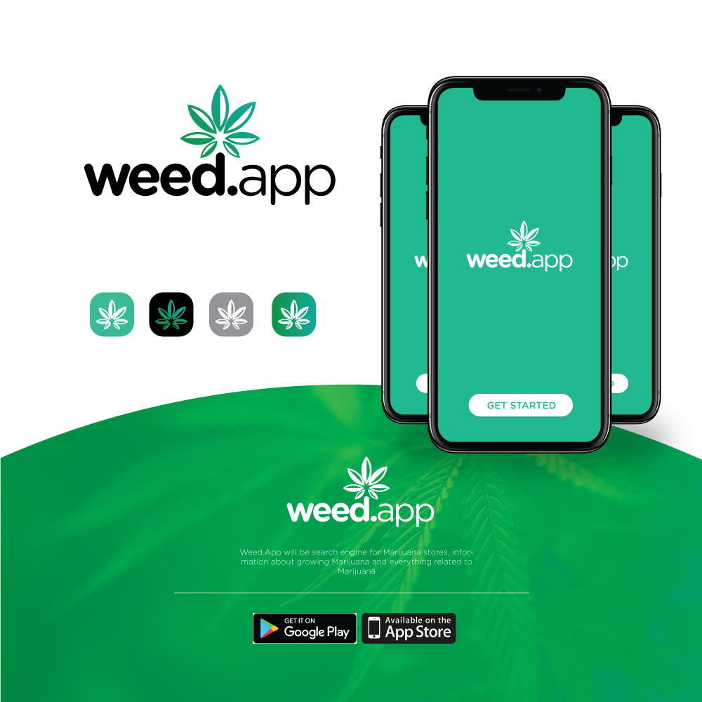 Weed App Logo in Logo Design Inspiration by Strezout7z