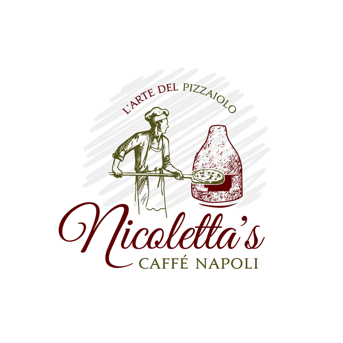 Nicoletta's Caffé Napoli in Logo Design Inspiration by Ivanka Ivanova