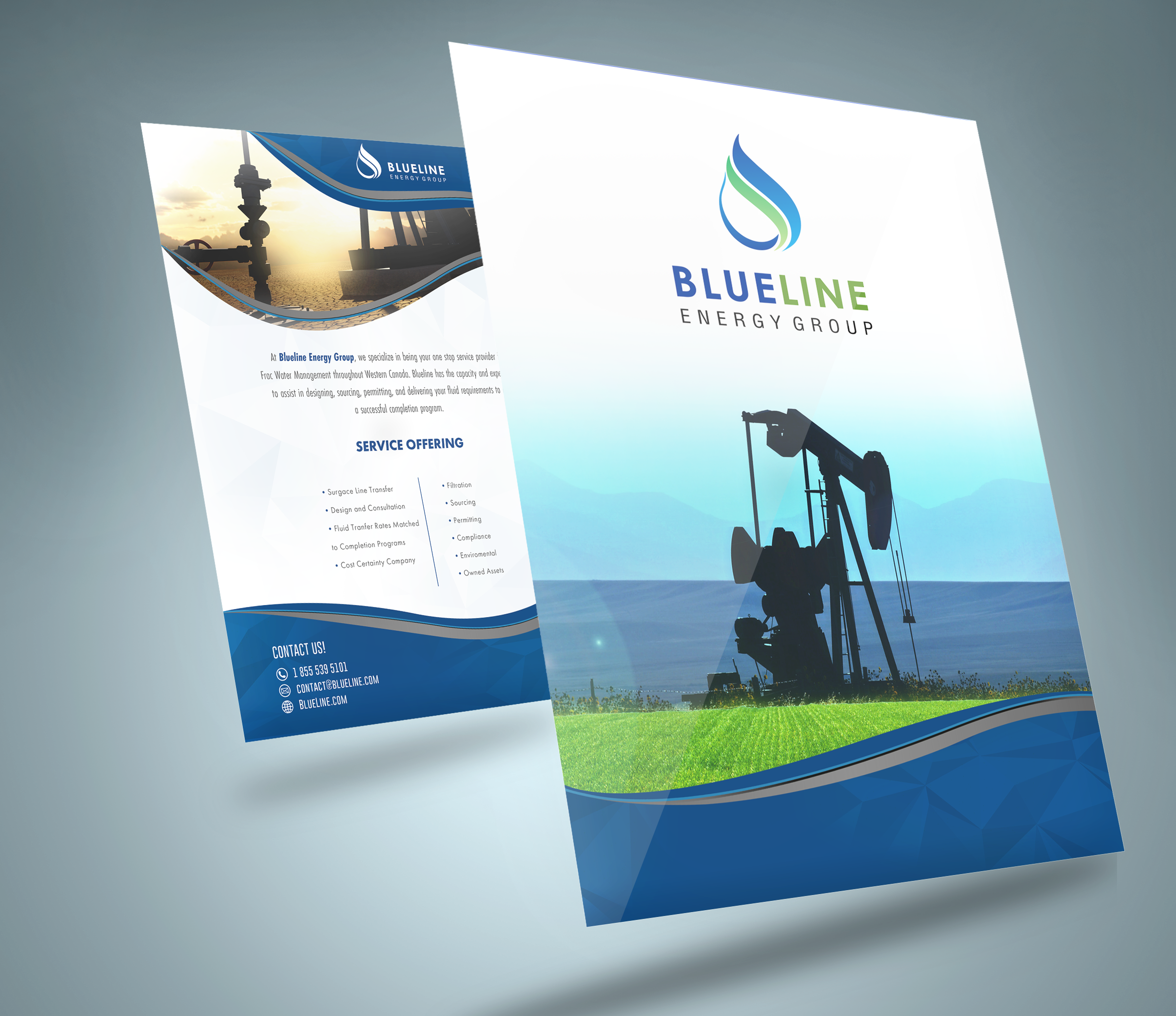 Brochure for energy company in Brochure Design Inspiration by Iuztin