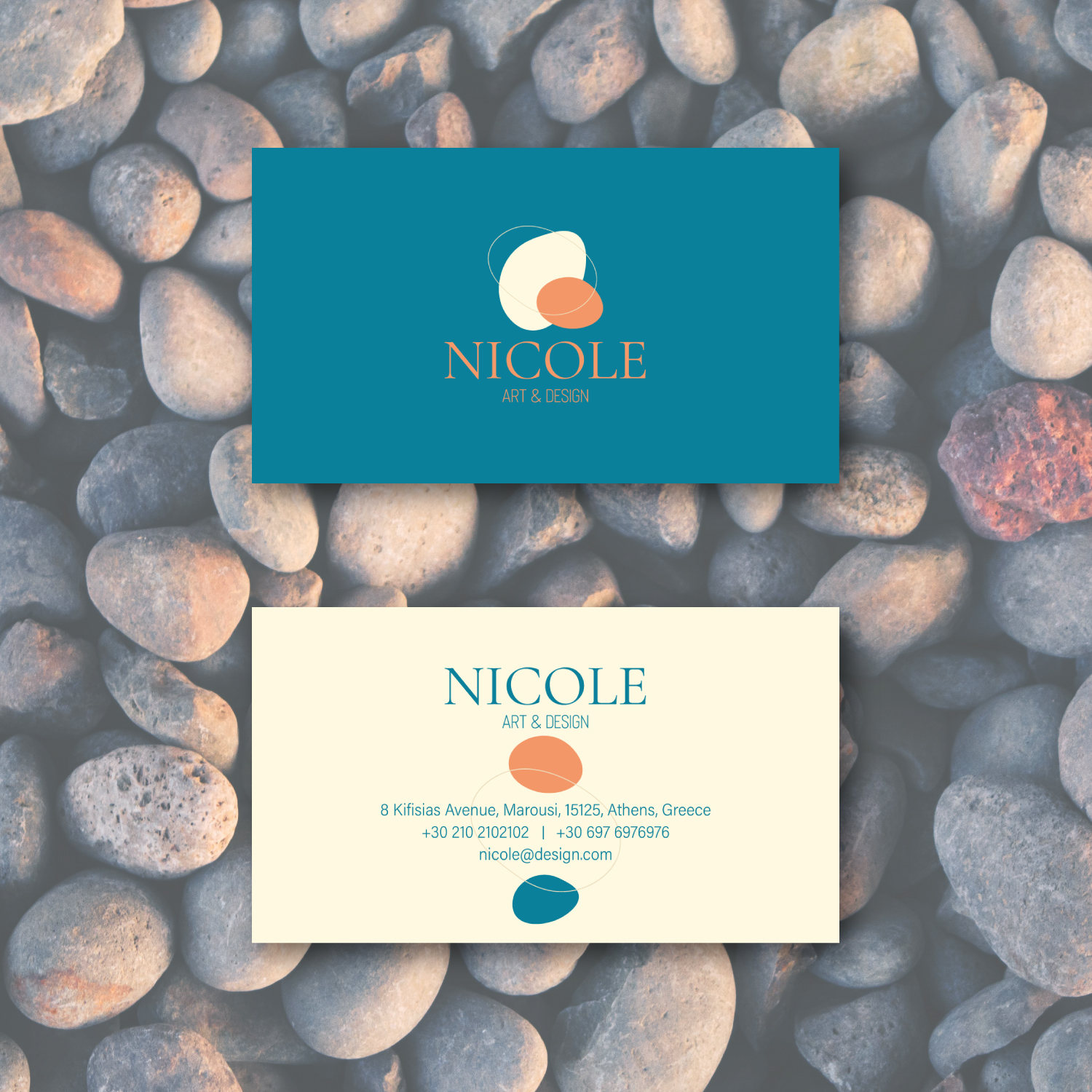Nicole Art by Emmanouil Stefanakis Nicole Art in Business Card Design Inspiration by Emmanouil Stefanakis