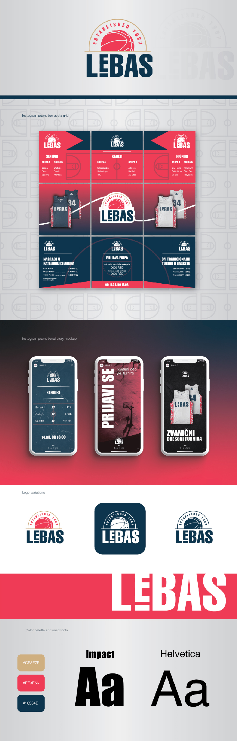 LeBas Basketball Tournament Design by Ognjenpdesign LeBas Basketball Tournament Design in Logo & Social Media Pack Inspiration by Ognjenpdesign