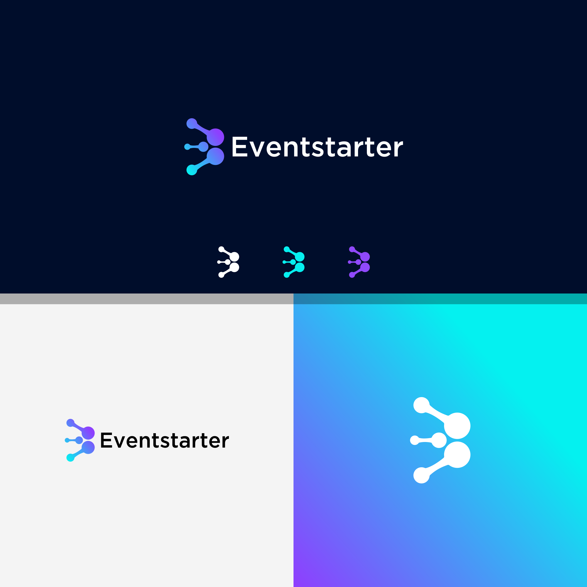 eventstarter logo in Logo And Business Card Design Inspiration by Bagusbagas180