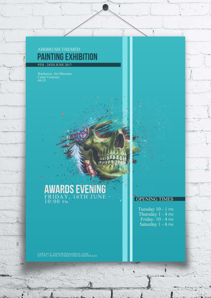 Airbrush themed event by R I V A L Airbrush themed event in Poster Design Inspiration by R I V A L