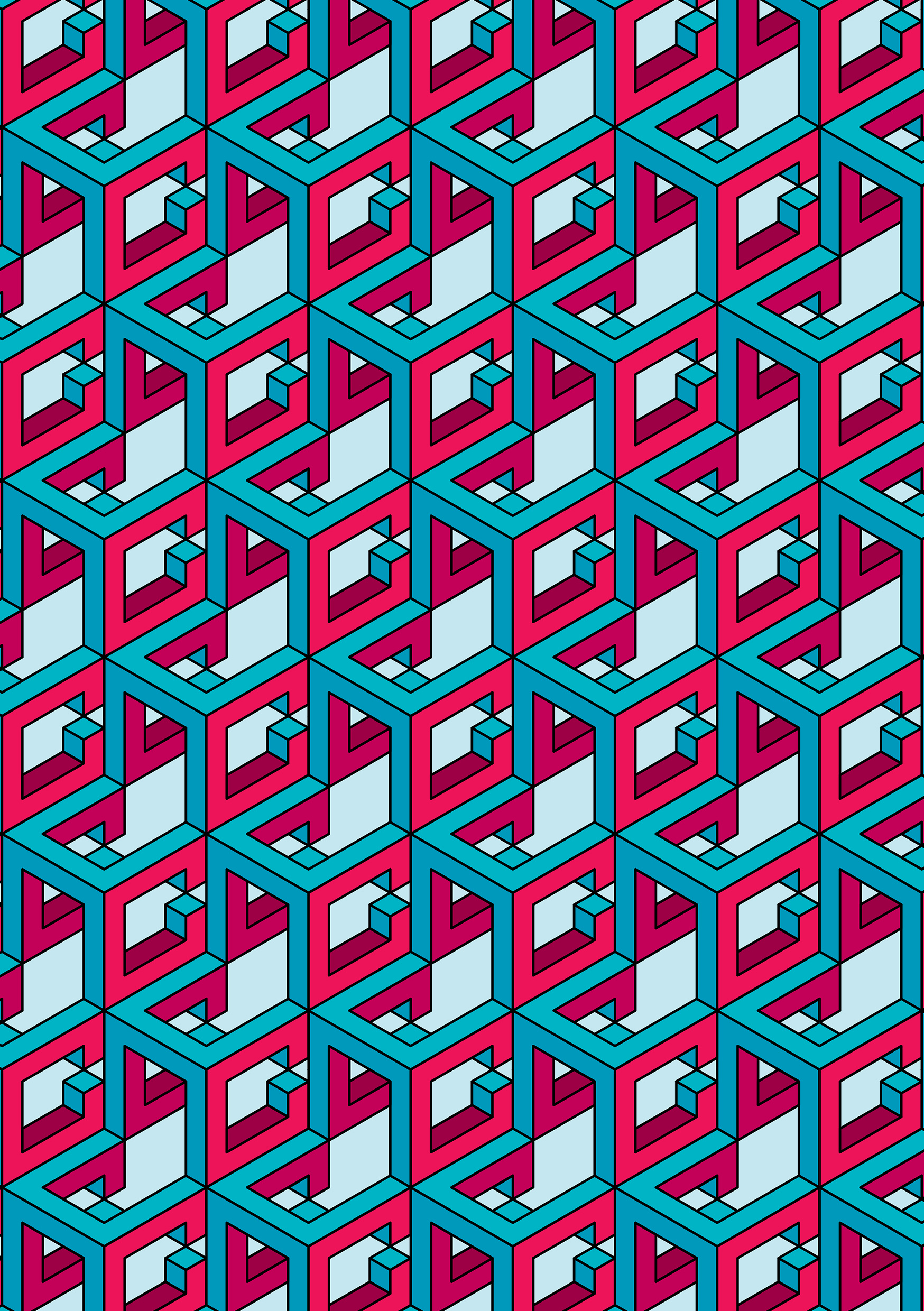 Hung Creations logo pattern in Pattern & Surface Design Inspiration by Brandon Hung