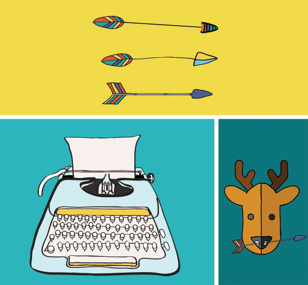 Raw look illustrations by Popsicle Media Raw look illustrations in Advertisement Design Inspiration by Popsicle Media