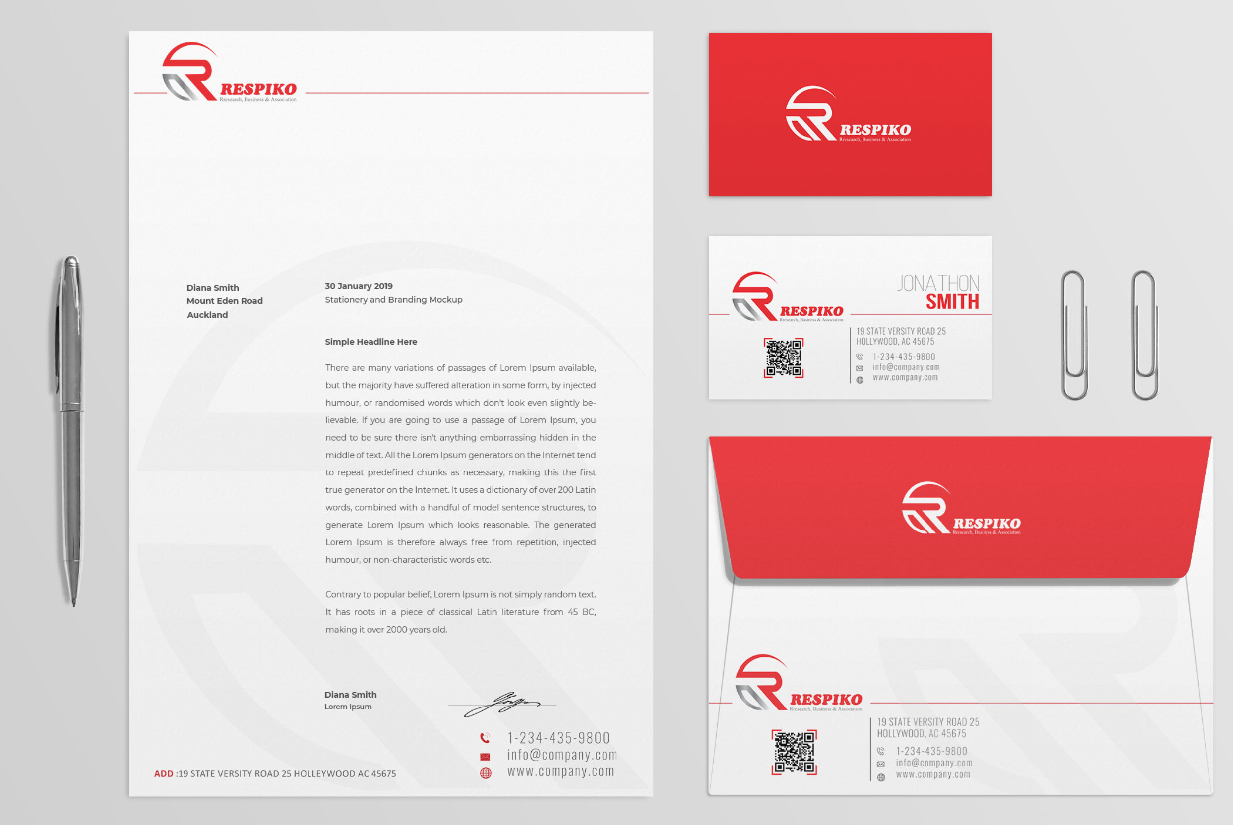Corporate Identity by Soheil Corporate Identity in Stationery Design Inspiration by Soheil