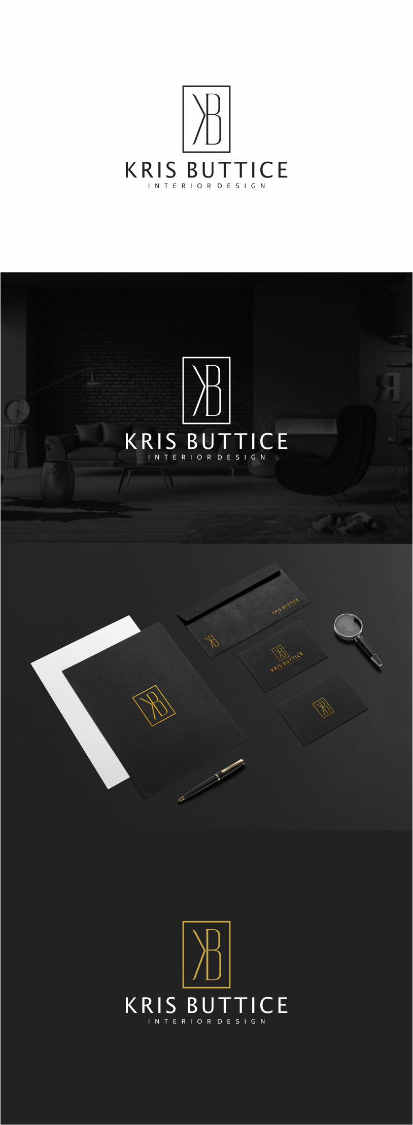 Kriss Buttice Logo brand identitiy in Logo & Brand Identity Inspiration by Prasetya David