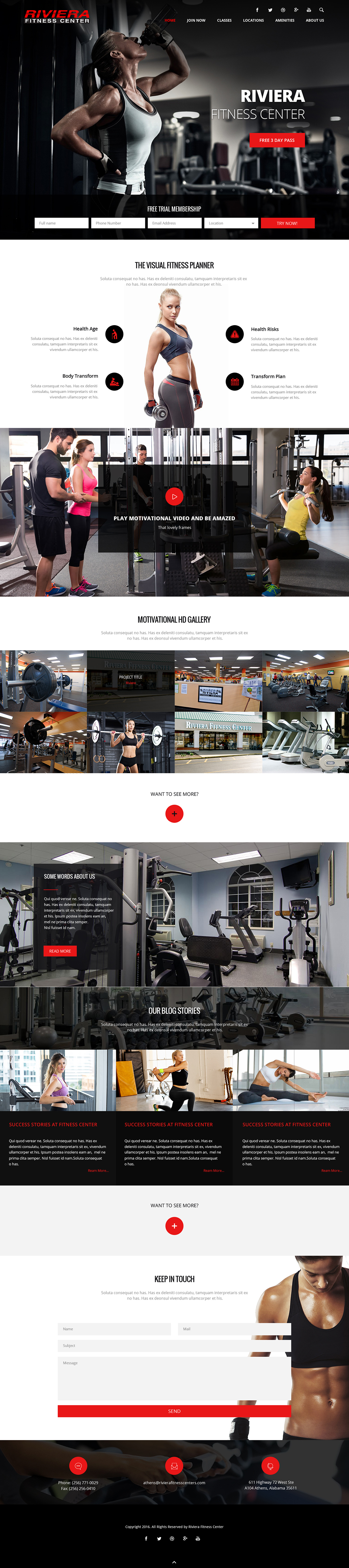 Fitness club website for women in Website Design Inspiration by Tarun Darbar