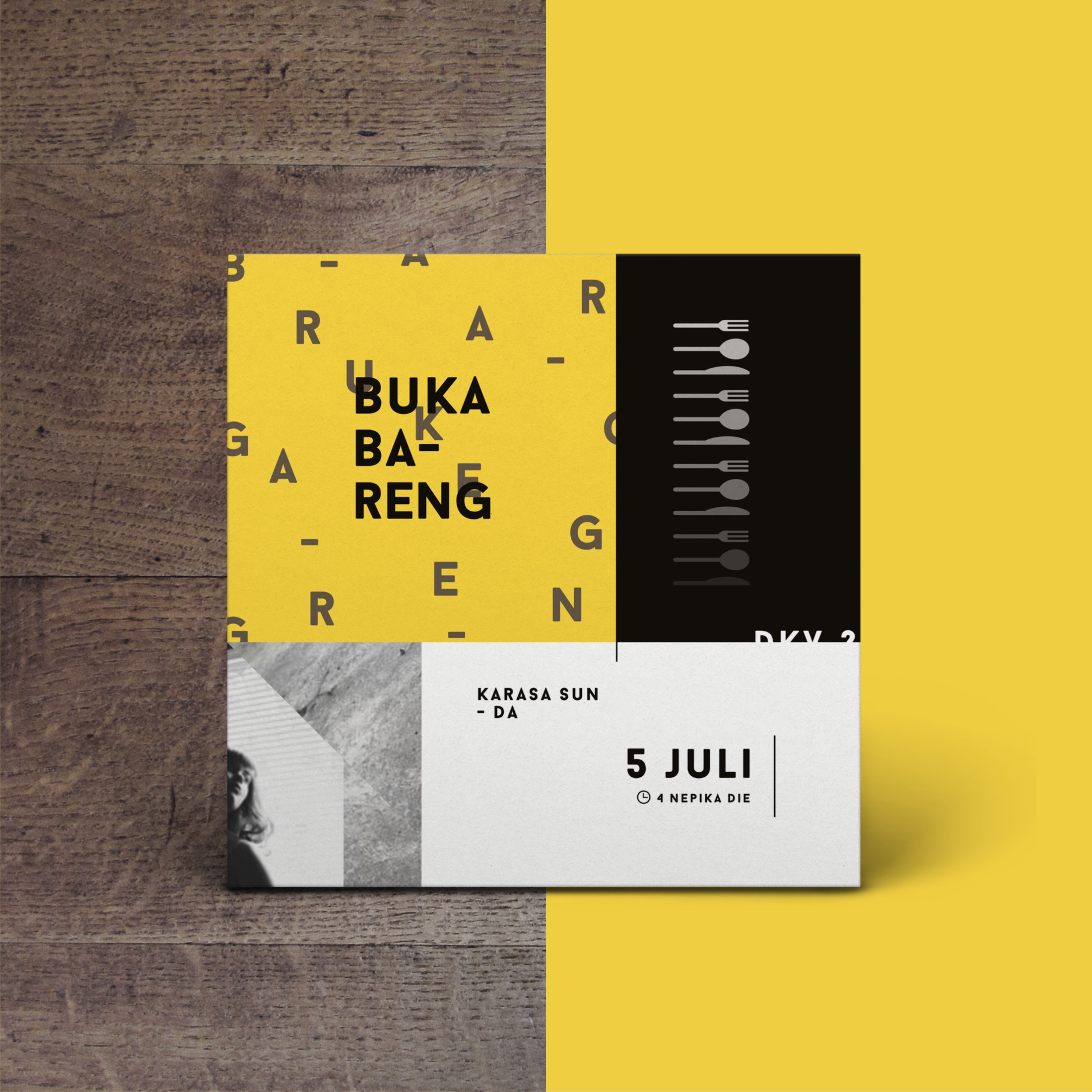 Buka Bareng by Gilang Muharram Buka Bareng in Poster Design Inspiration by Gilang Muharram