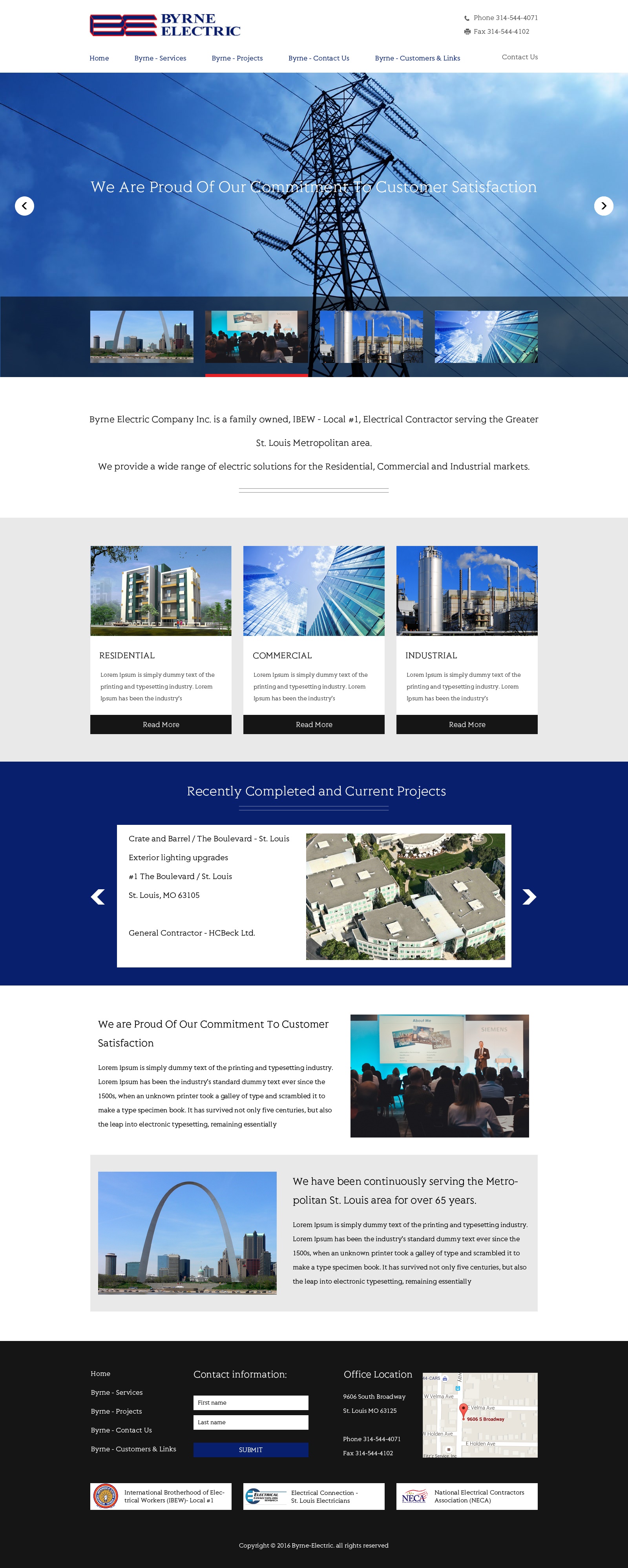 Electric Company website by Inslp Electric Company website in Landing page design Inspiration by Inslp