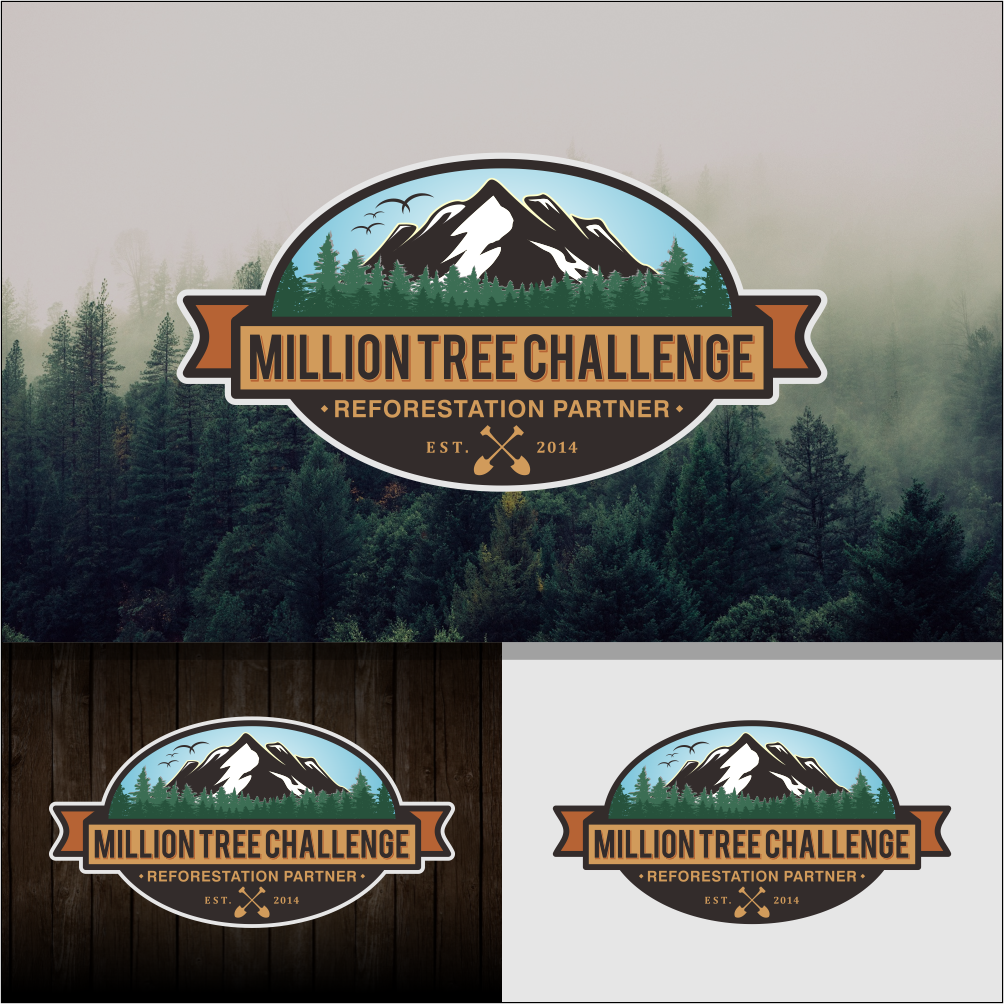 mountain tree logo in Logo Design Inspiration by Fenny Eristanti