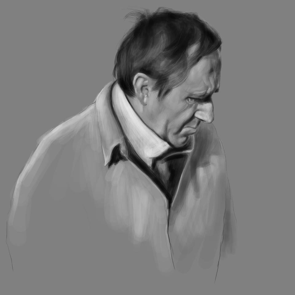 Portrait by Nenad Maksimovic Portrait in Illustration and Graphics Inspiration by Nenad Maksimovic