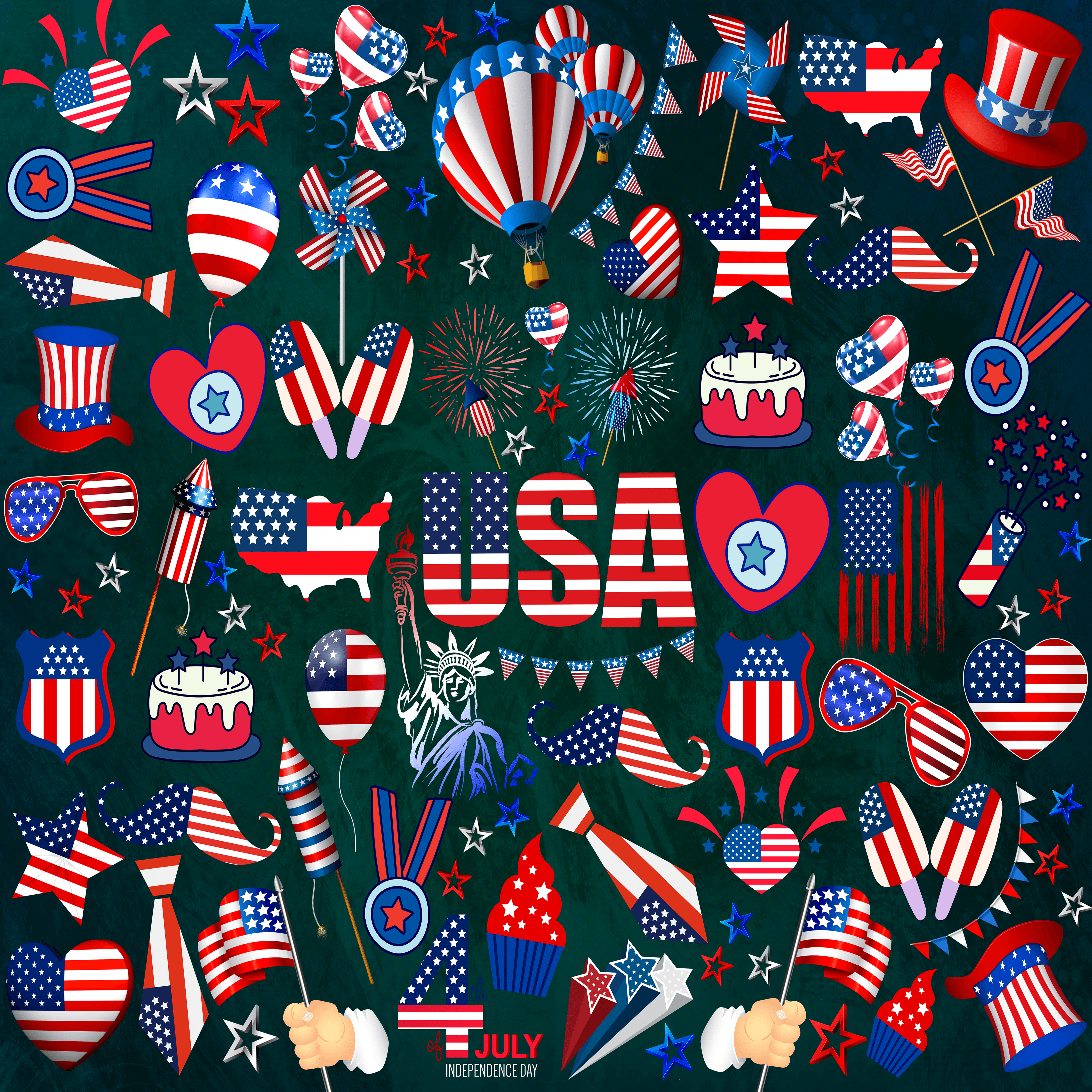 4th july Pattern in Pattern & Surface Design Inspiration by Mosaid Amin