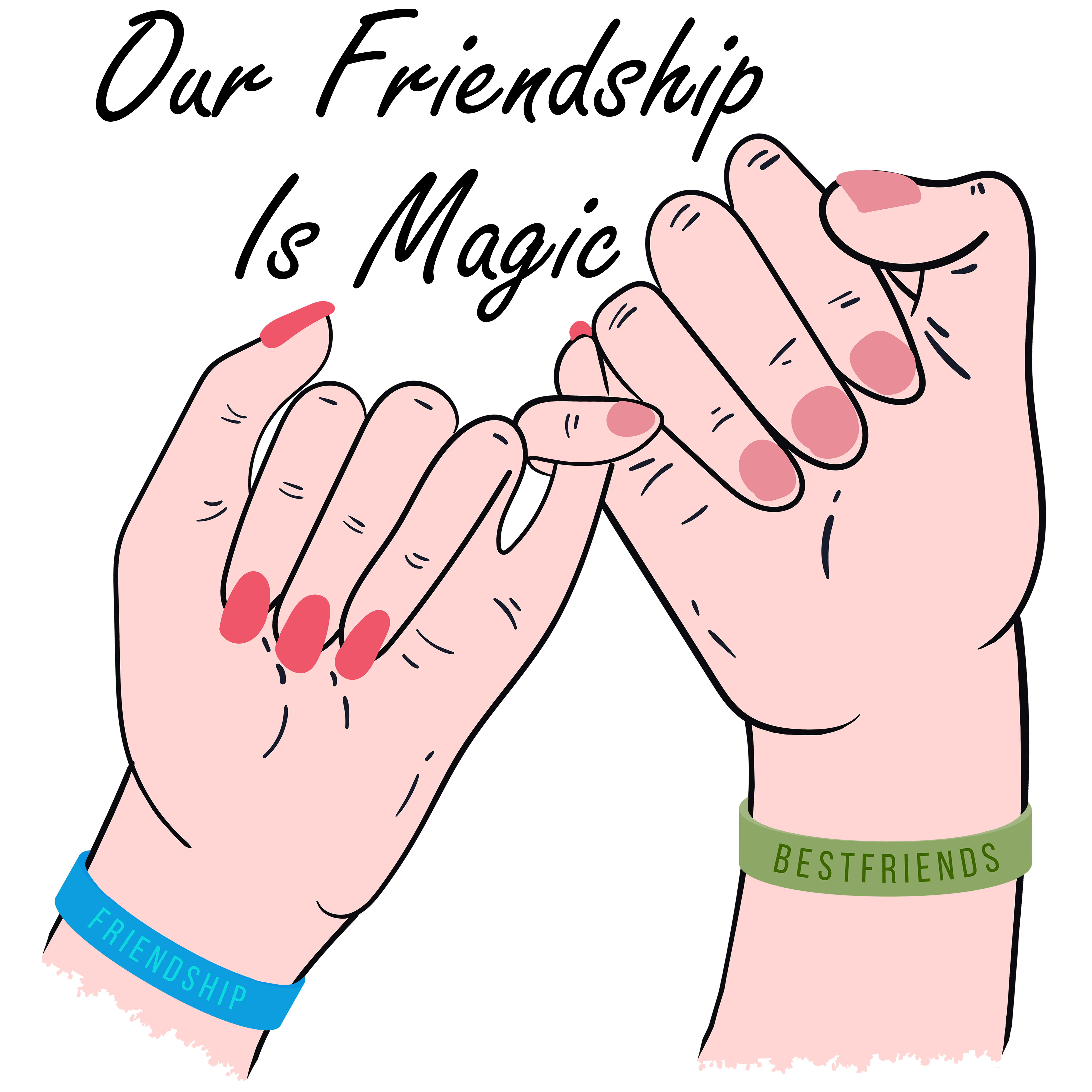 Our friendship is Magic, Friendship Day 2021 in Digital Art Inspiration by Mosaid Amin