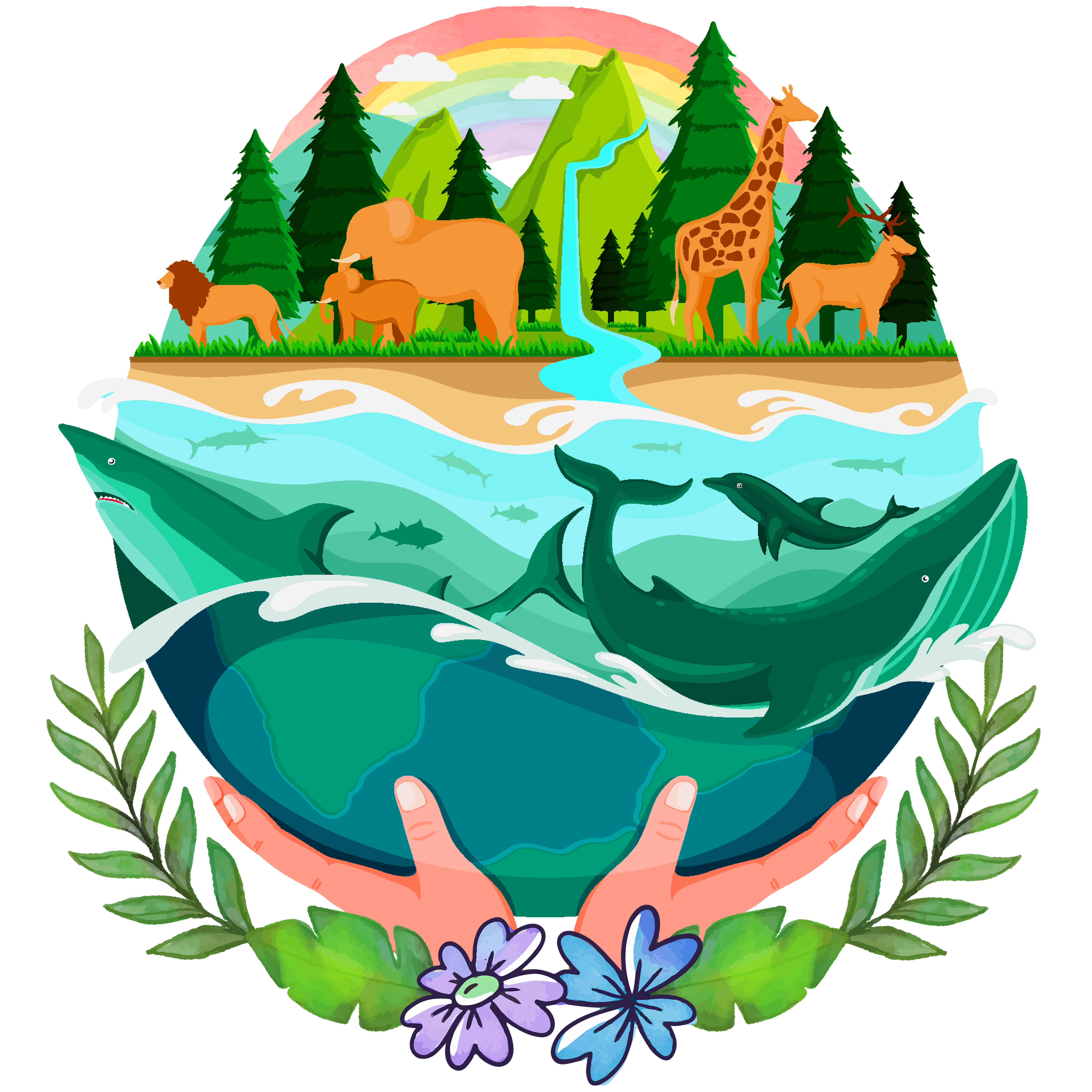 Keep The Planet Clean in Digital Art Inspiration by Mosaid Amin