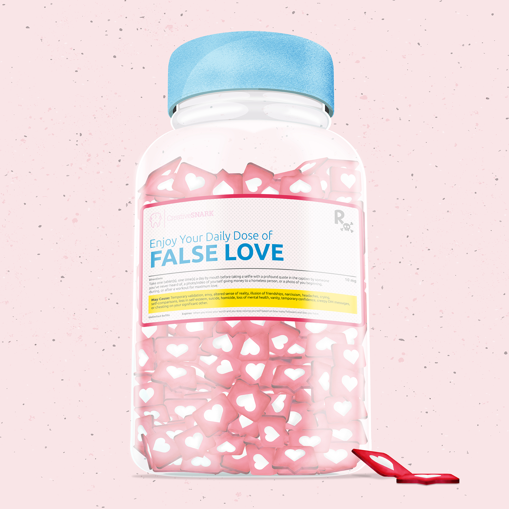 Digital Detox of False Love by Tony Lockhart Digital Detox of False Love in Illustration and Graphics Inspiration by Tony Lockhart