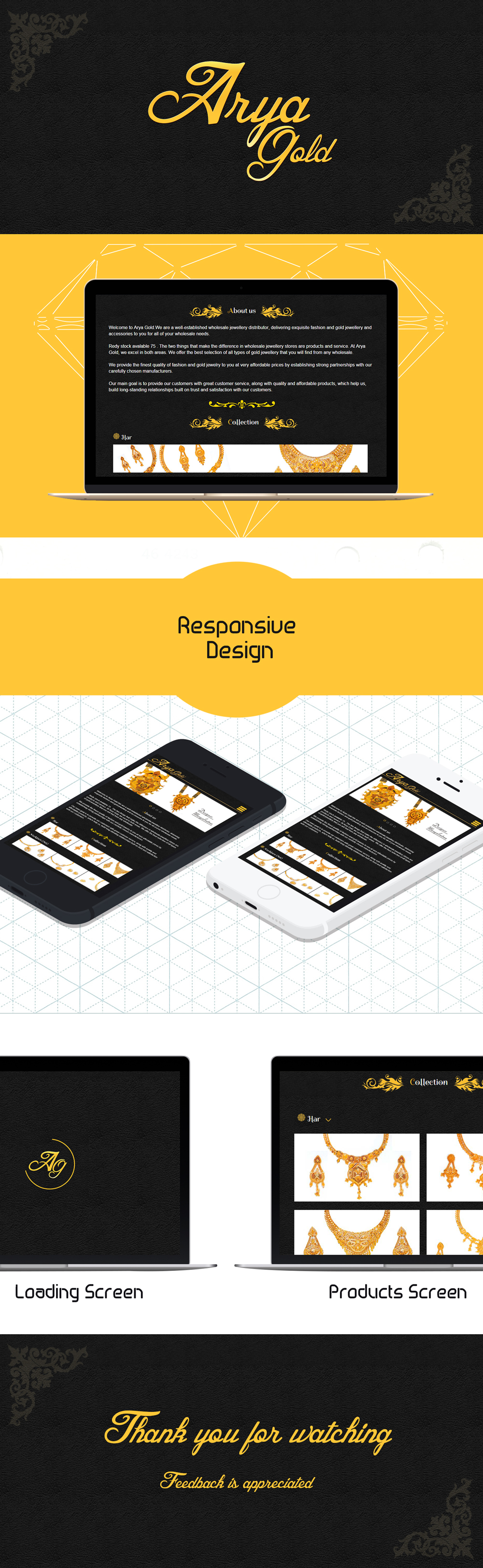 Jewelry Website Design by Shrameek Jewelry Website Design in Landing page design Inspiration by Shrameek