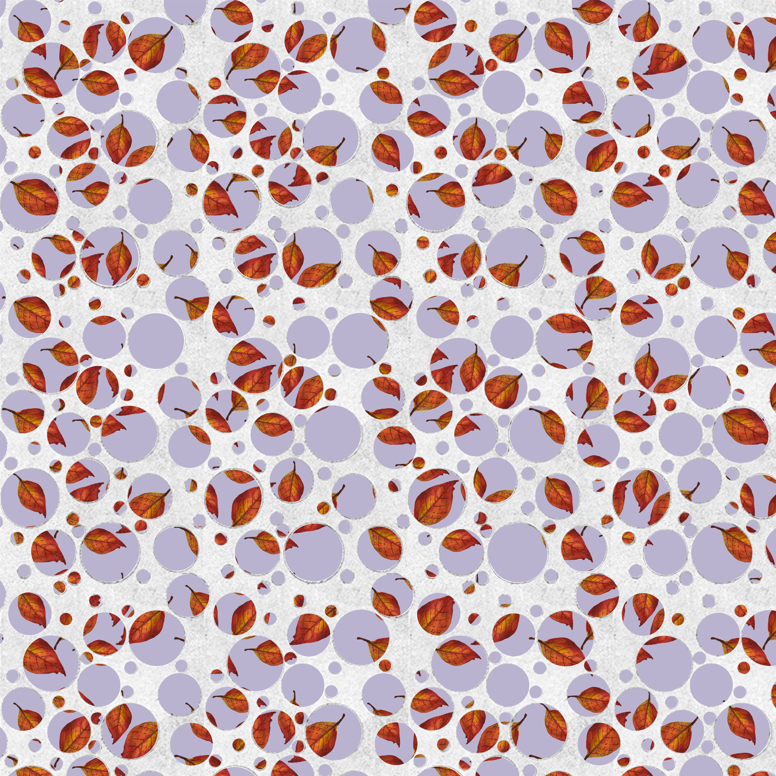 purple leaf spot repeat in Pattern & Surface Design Inspiration by Jasmine May