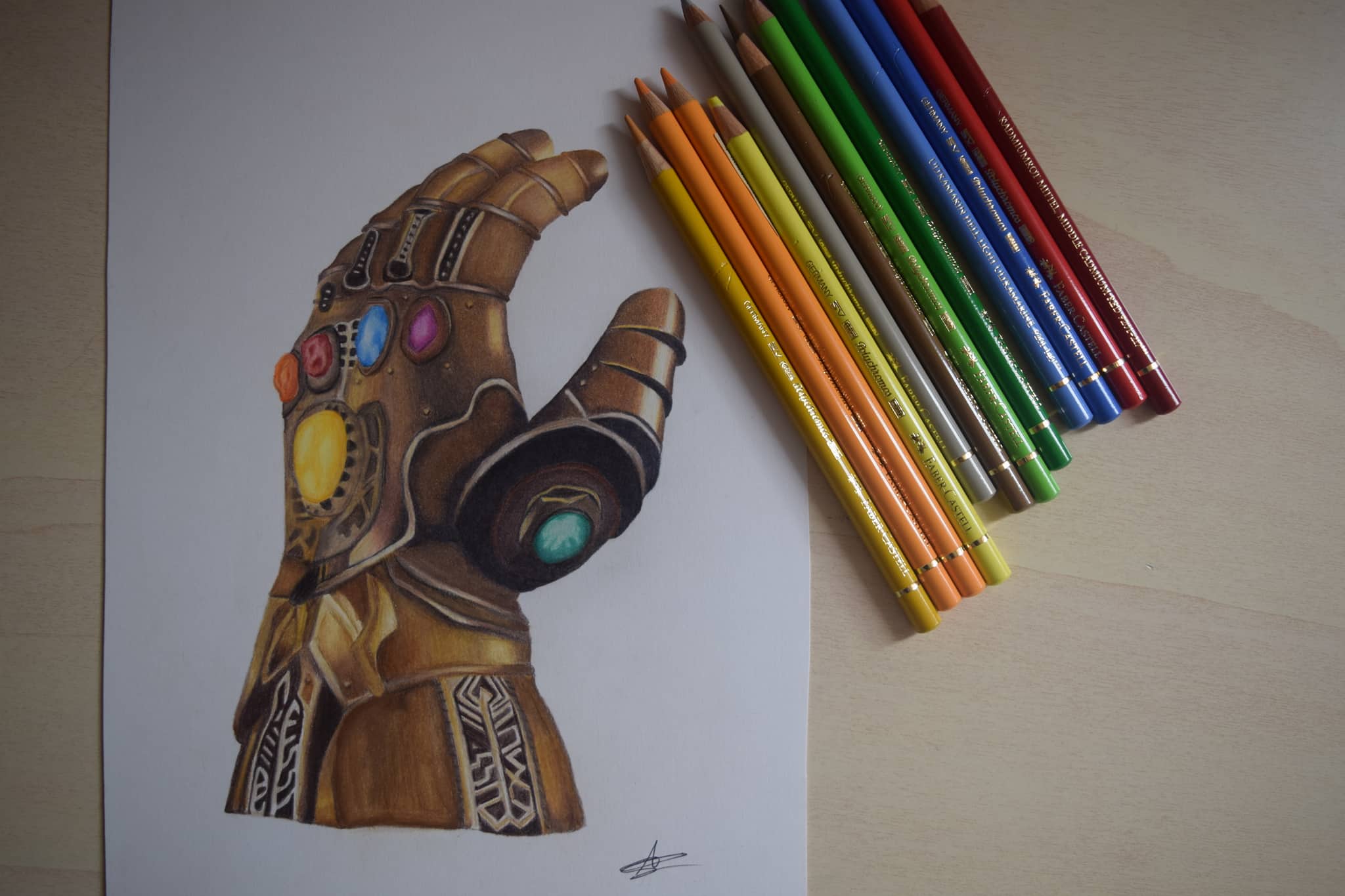 The Infinity Gauntlet by Danai Stamatiou The Infinity Gauntlet in Drawing Inspiration by Danai Stamatiou