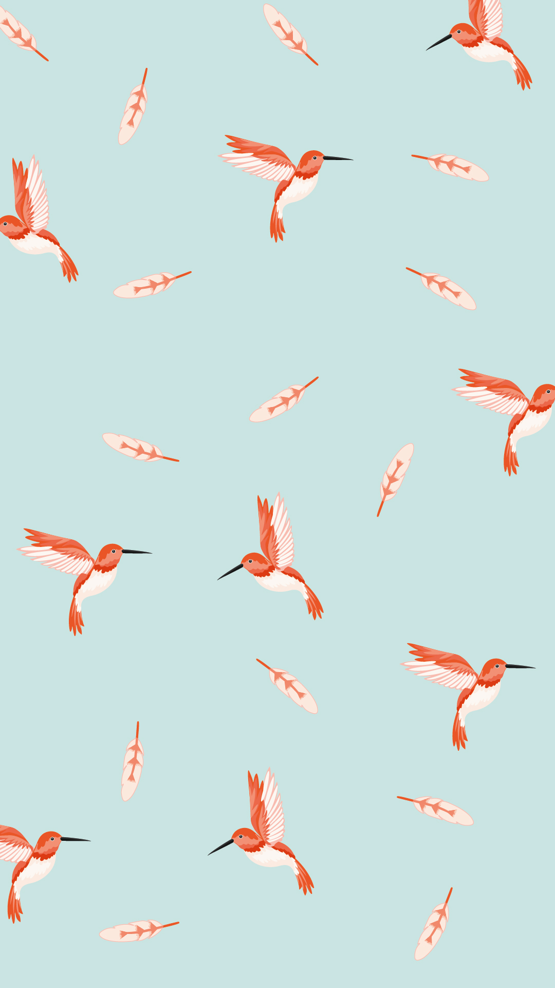 Colibri in Mobile Cover Design Inspiration by Ophelie.guillemet