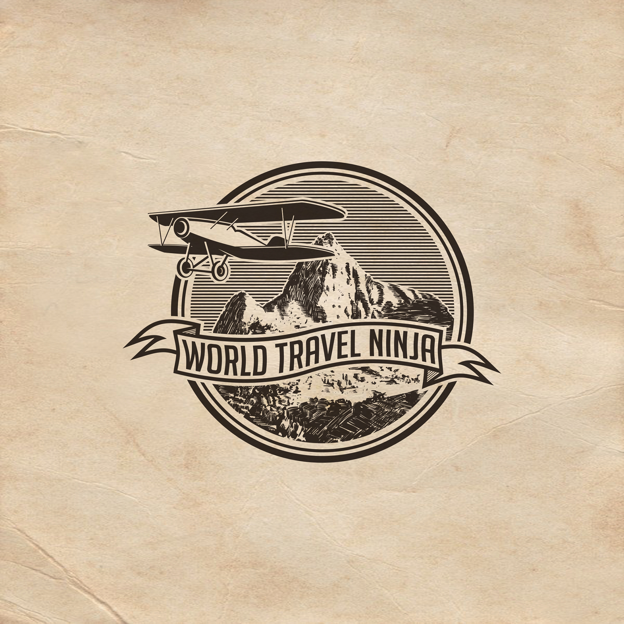 Travel Ninja logo by Maulana Arief Travel Ninja logo in Logo Design Inspiration by Maulana Arief
