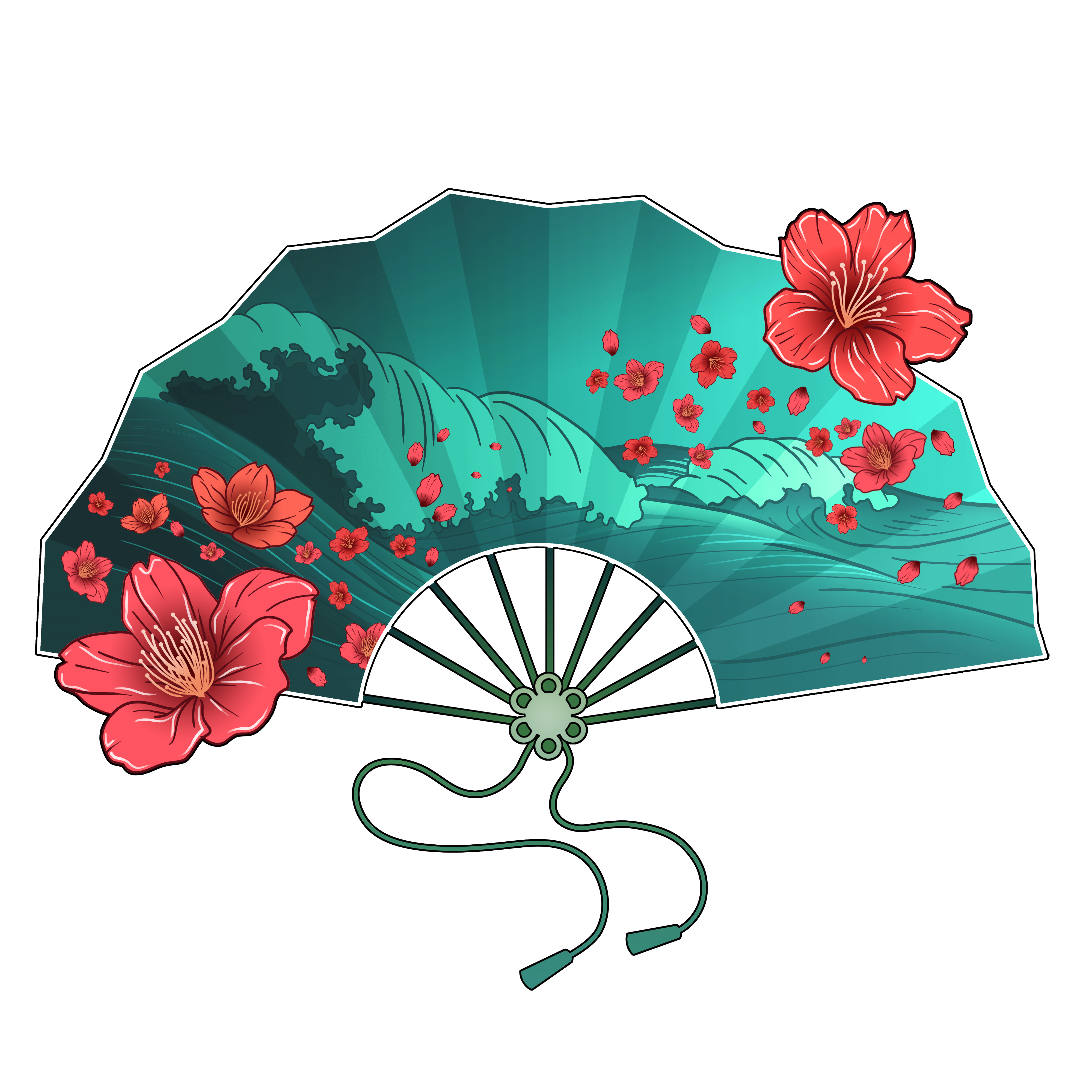 Japanese Fan by Seong Hong Japanese Fan in Illustration and Graphics Inspiration by Seong Hong
