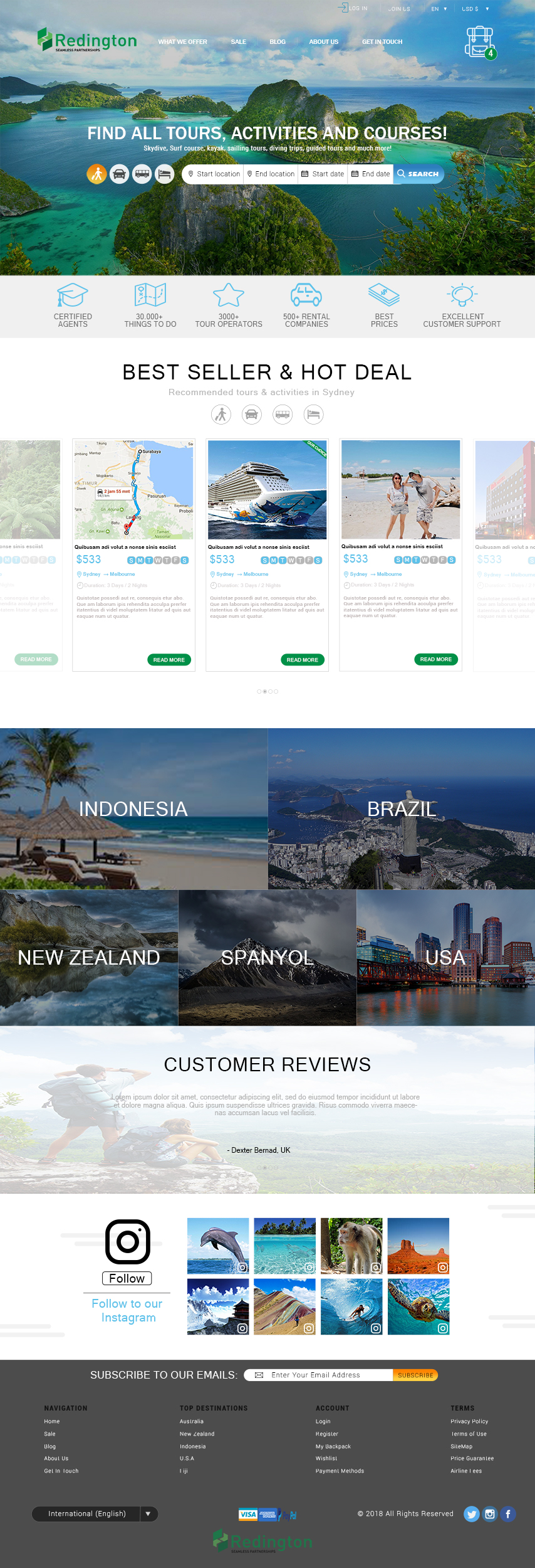 Web Design of Travel in Website Design Inspiration by Bernad.kevint