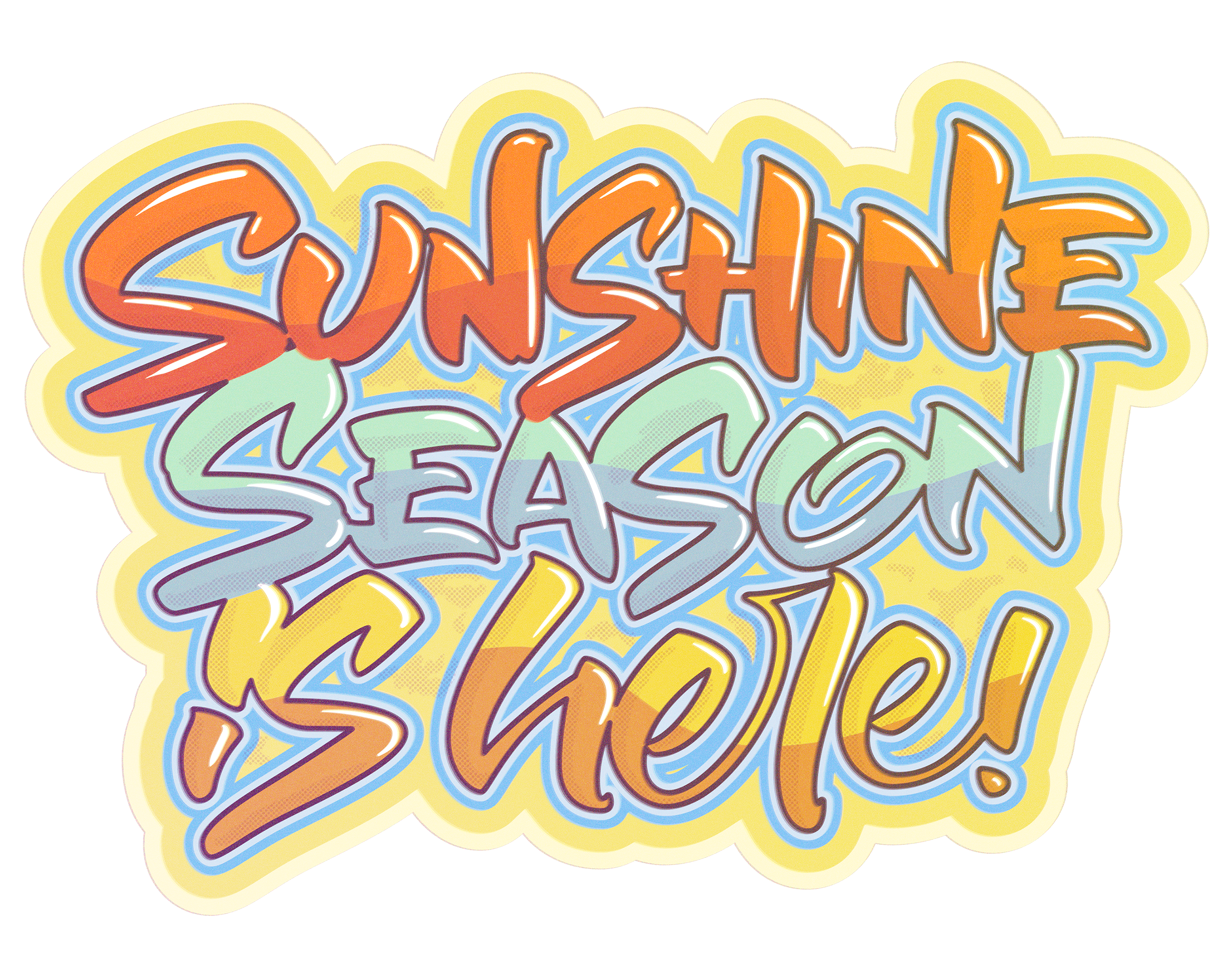 Summer mood in Lettering Art Inspiration by Daniel Escobar