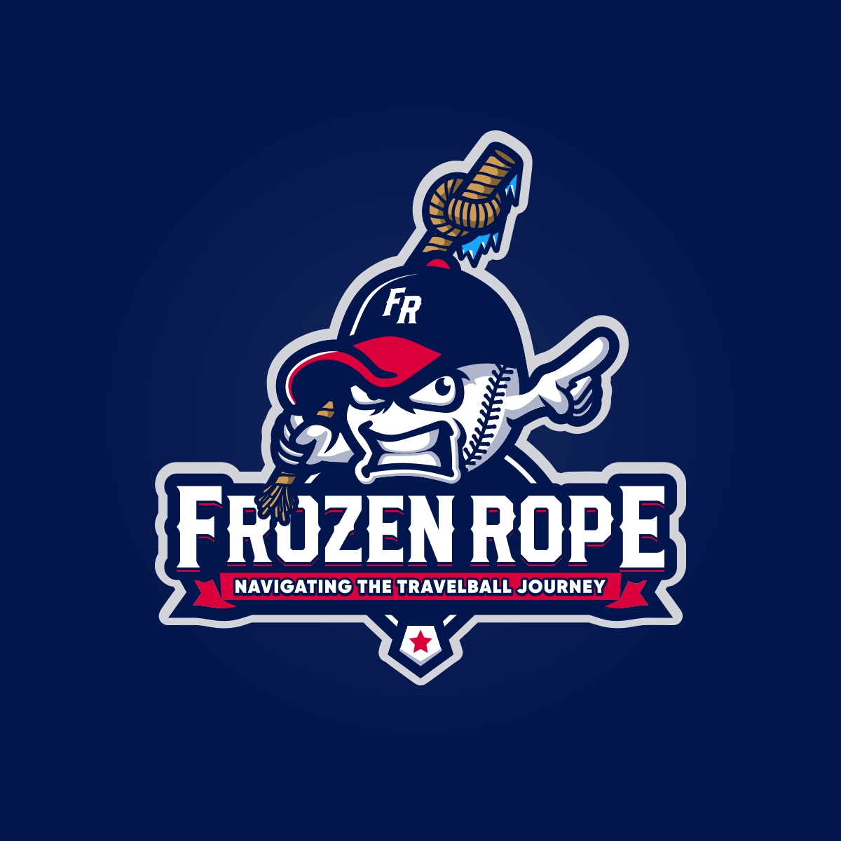Frozen Rope (logo) by Cool And Epic Designs Frozen Rope (logo) in Logo Design Inspiration by Cool And Epic Designs