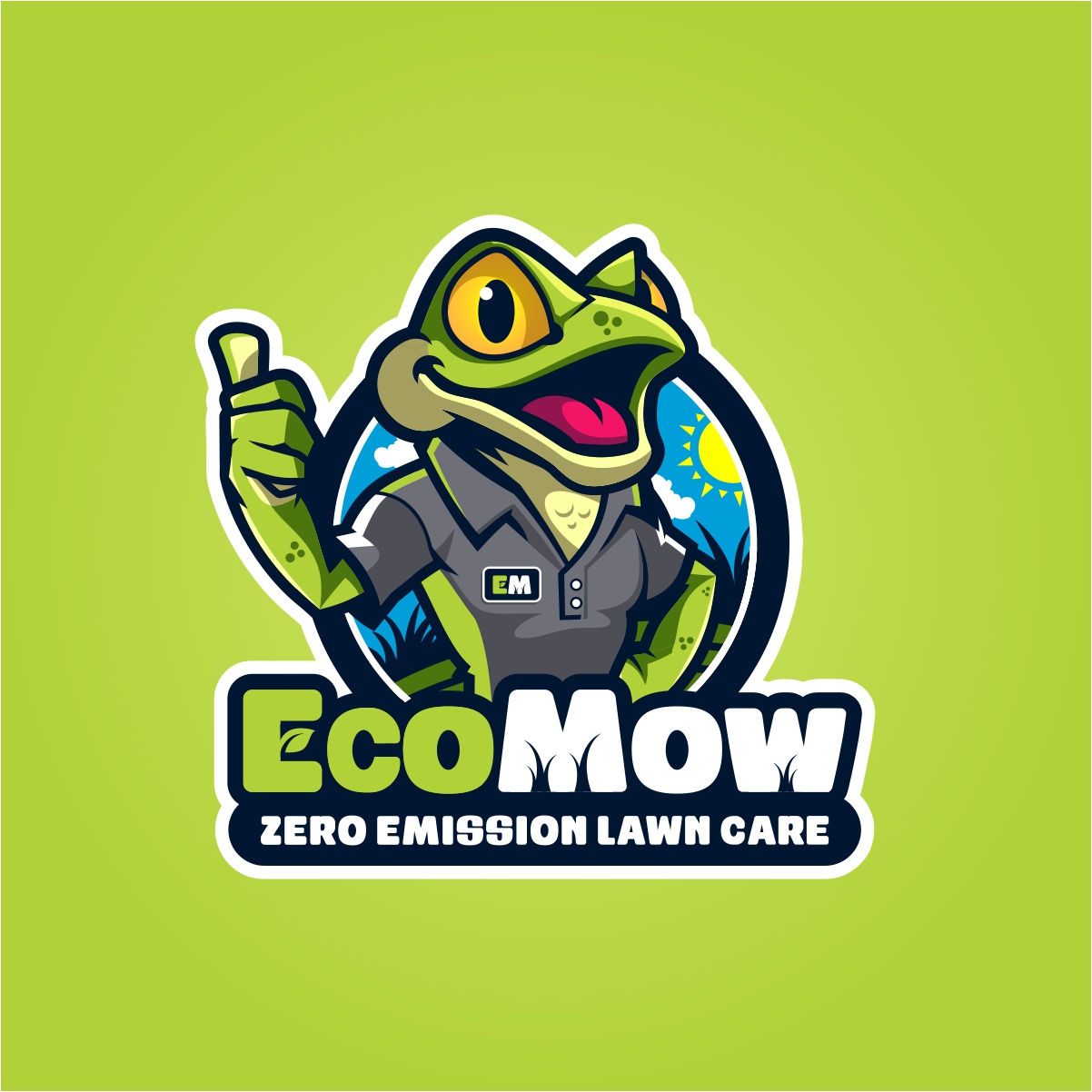 EcoMow (logo) by Cool And Epic Designs EcoMow (logo) in Logo & Brand Identity Inspiration by Cool And Epic Designs