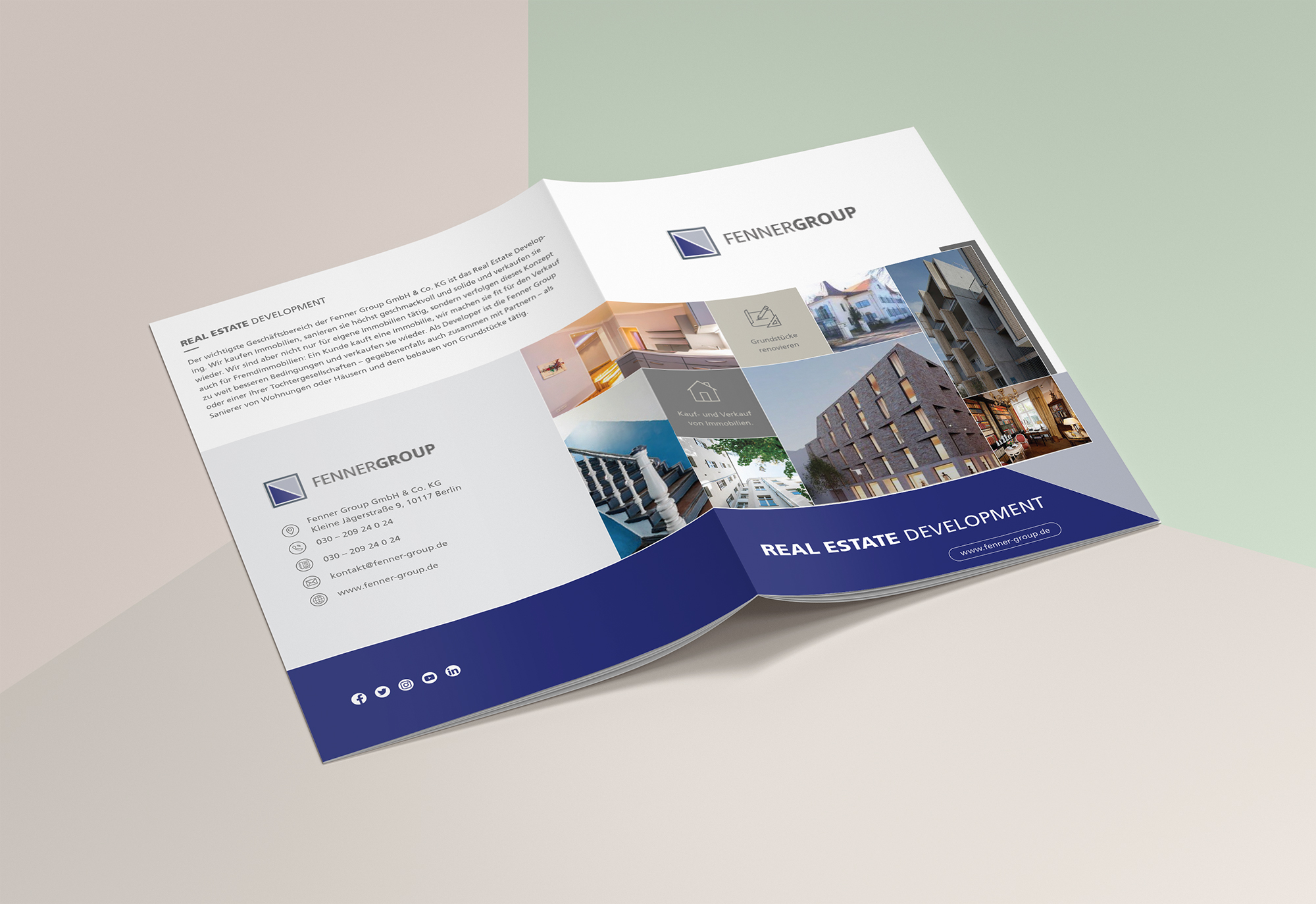 brochure design in Brochure Design Inspiration by Dreamwebdesign