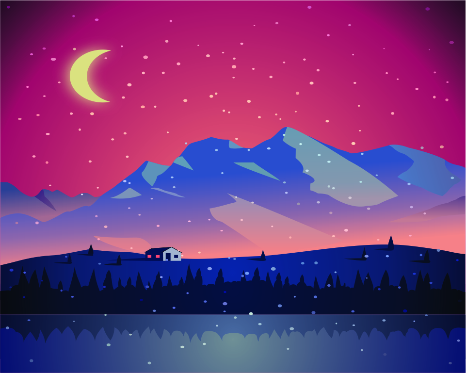 Mount view by Dimple Kumawat Mount view in Digital Painting Inspiration by Dimple Kumawat