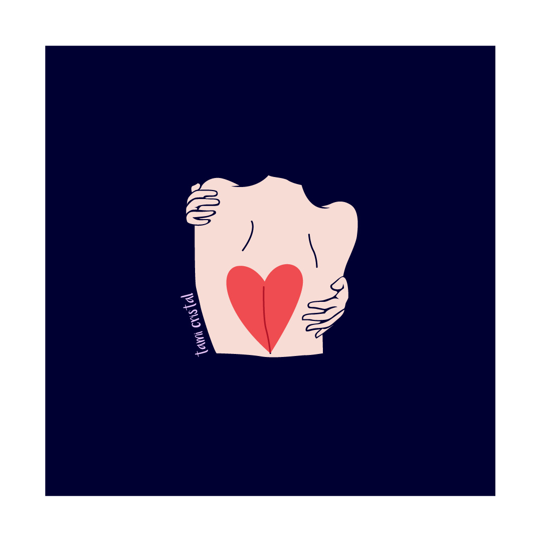 My heart in Illustration and Graphics Inspiration by Tamara Cristal Avila