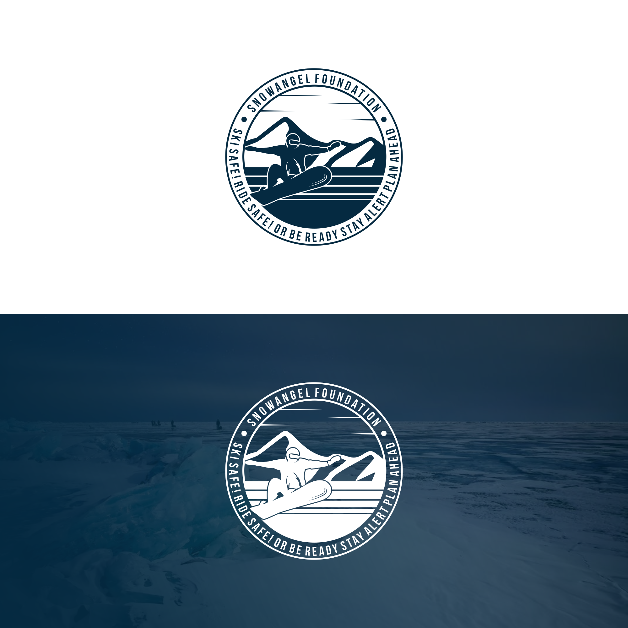 snow surfing logo by Rubiy snow surfing logo in Logo Design Inspiration by Rubiy