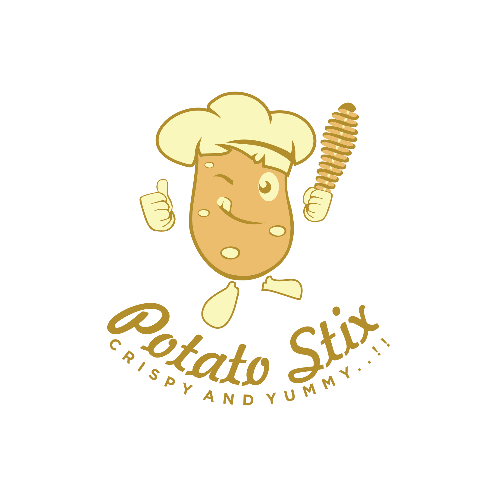 potato stick by Thuyunk potato stick in Character & Mascot design Inspiration by Thuyunk